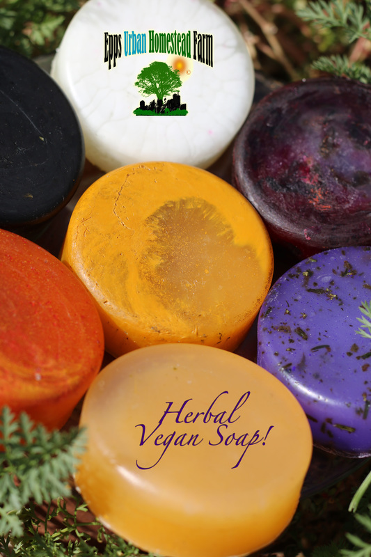 Herbal Vegan Soap Bars - URBAN HOMESTEAD FARM* SUSTAINABLE ...